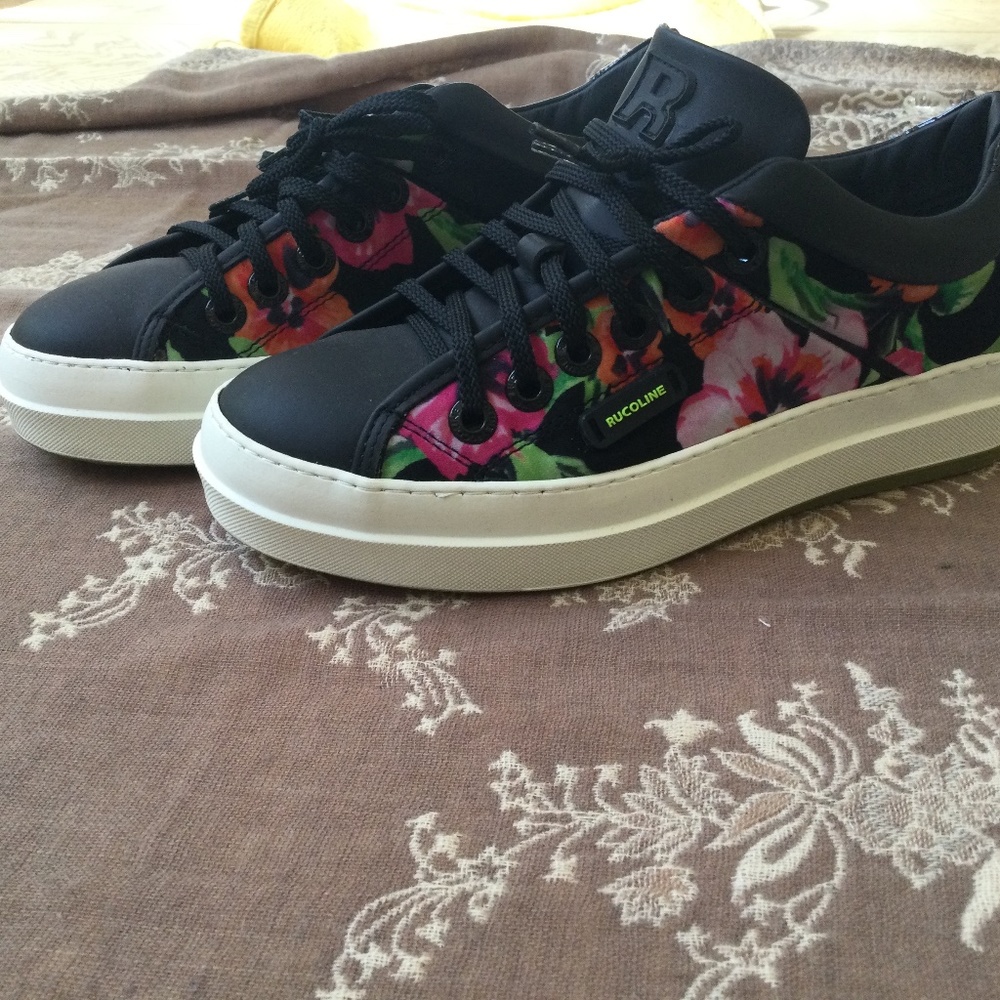 Ruco Line floral print sneaker